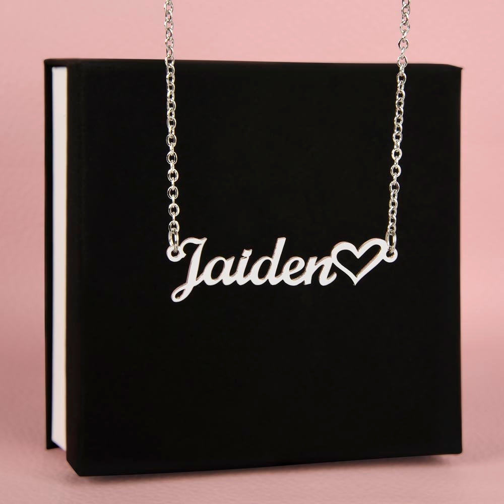 Non-Message Card Custom Name Necklace