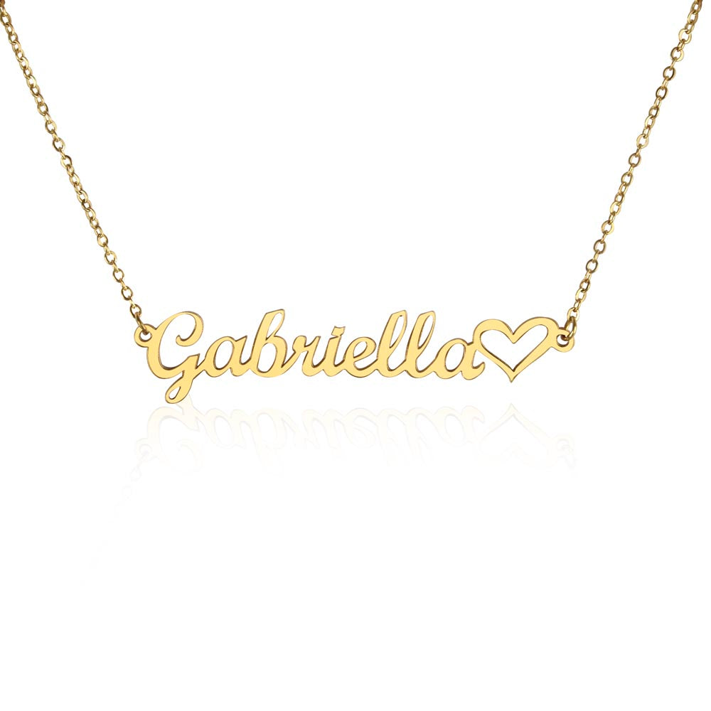 Non-Message Card Custom Name Necklace