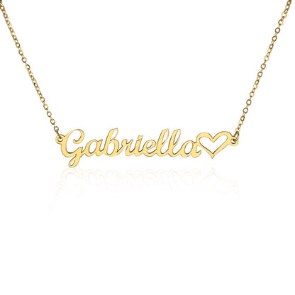 Non-Message Card Custom Name Necklace