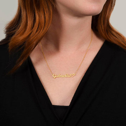 Non-Message Card Custom Name Necklace