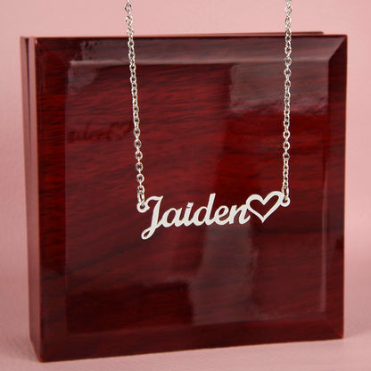 Non-Message Card Custom Name Necklace