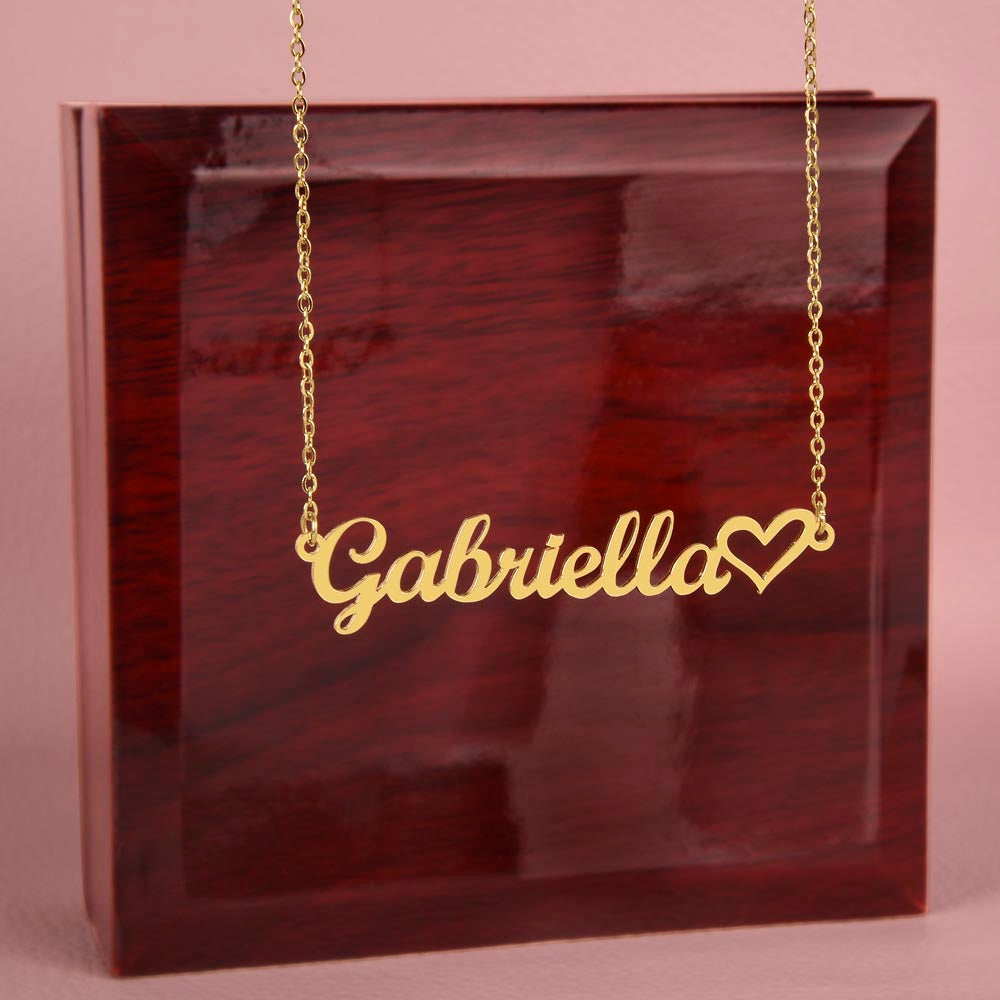 Non-Message Card Custom Name Necklace